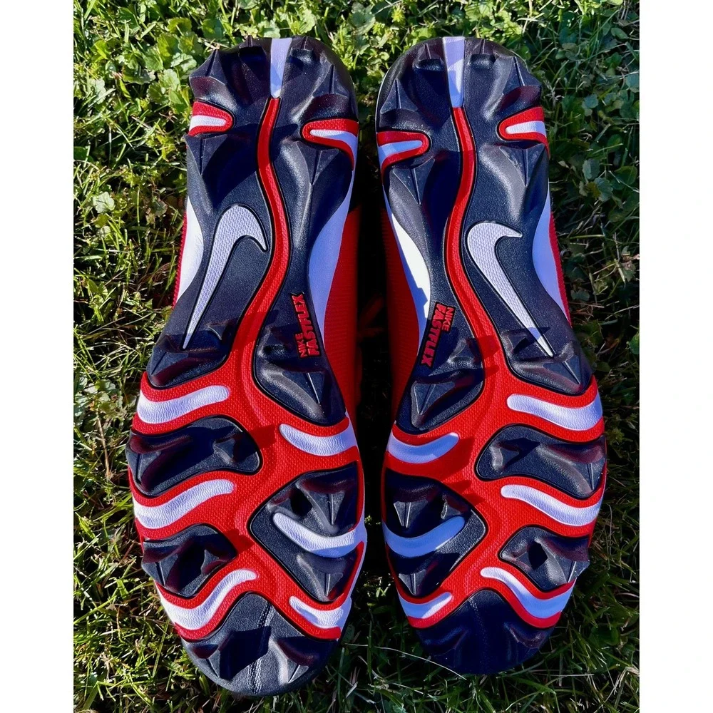 Nike‎ Trout Fastflex Shoes Mens Size 11.5 Red Baseball Cleats FB9728-600